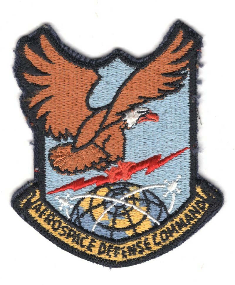 USAF Air Force Patch: Aerospace Defense Command - 2 3/4", small letters