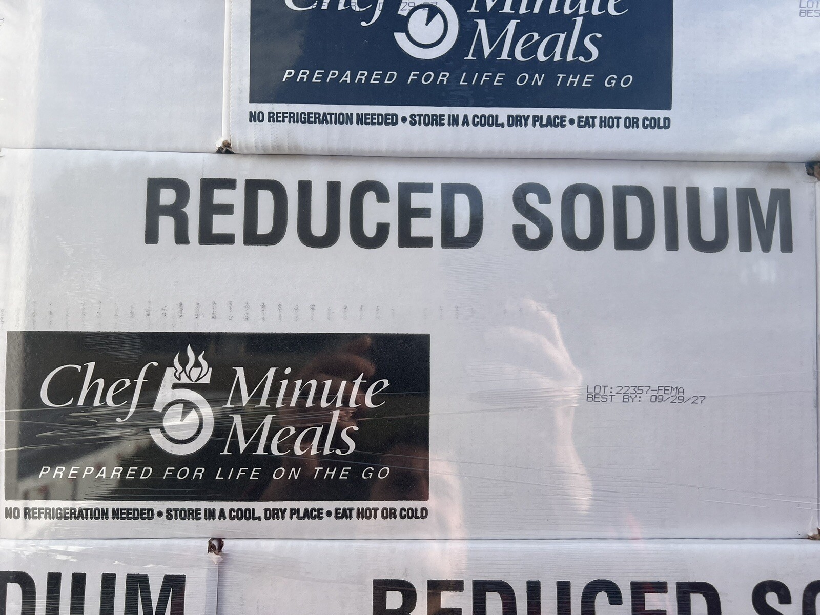 1 CASE Chef 5 Minute Meals Inspection Date 9/2027 or better 12 Meals MRE camping