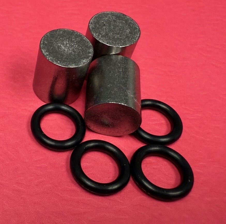Tungsten Alloy H1, H2, H3 Weights, 3 -Pack, ~1.4 OZ EA, ~4.2 OZ (~120 gr) Total