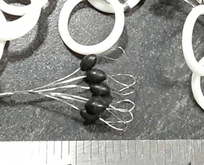 120 RUBBER Bobber Stops 20 Rings of 6 Each - FREE USA SHIP