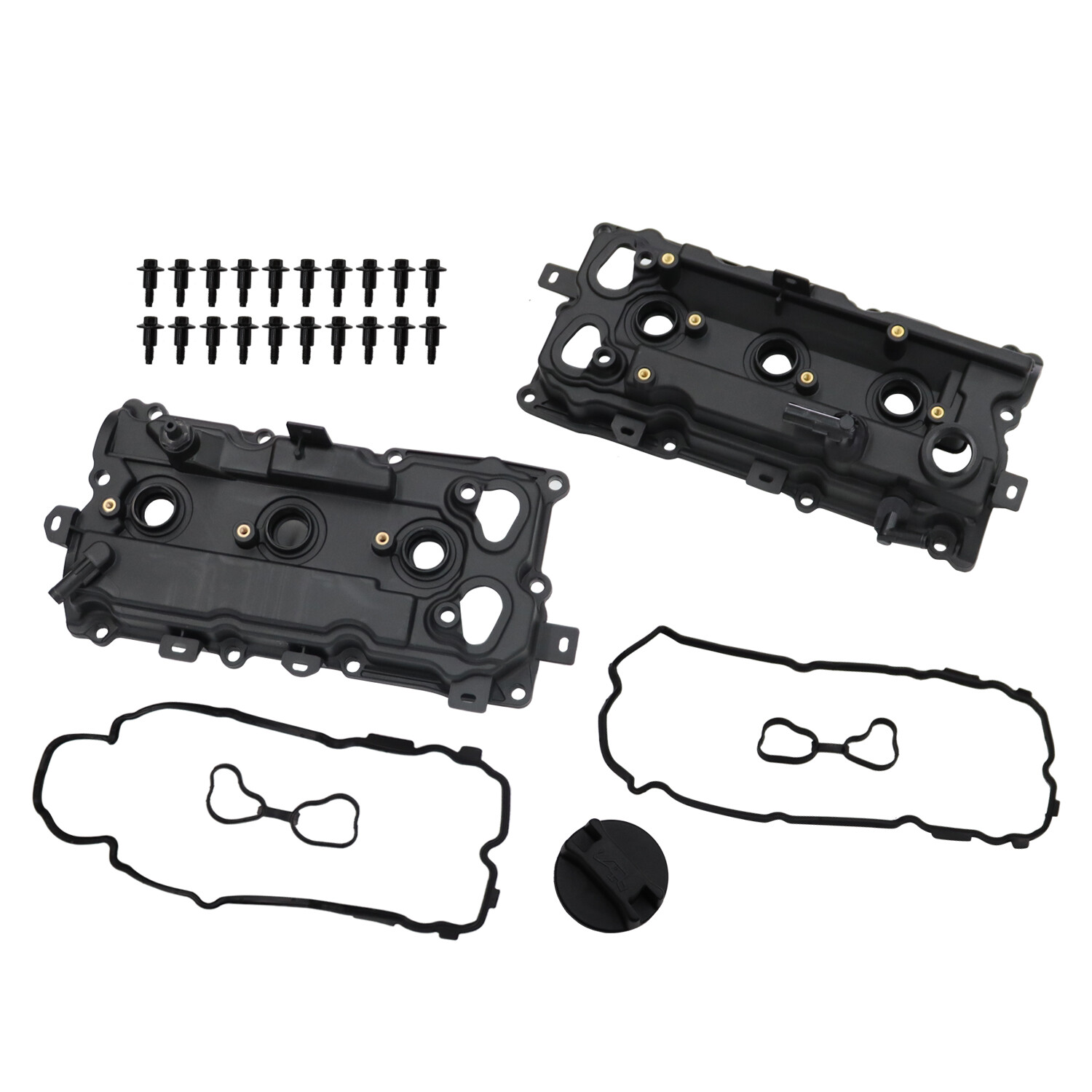 2Pcs Valve Cover w/Gasket Cap for 2009-2020 Nissan Maxima Murano Infiniti QX60