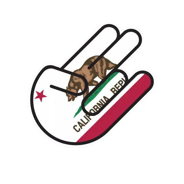 California Shocker Sticker Decal