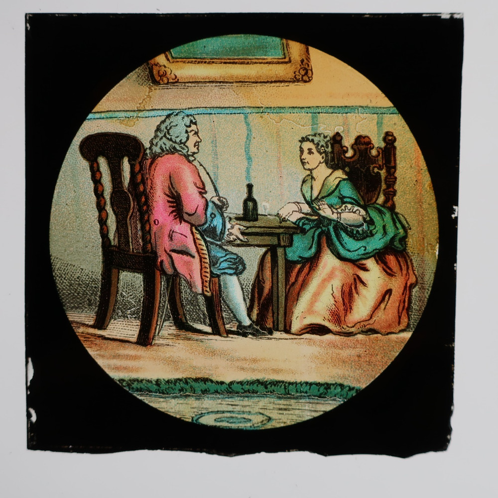 Antique Magic Lantern Slide  - John Gilpin circa 1850-1880