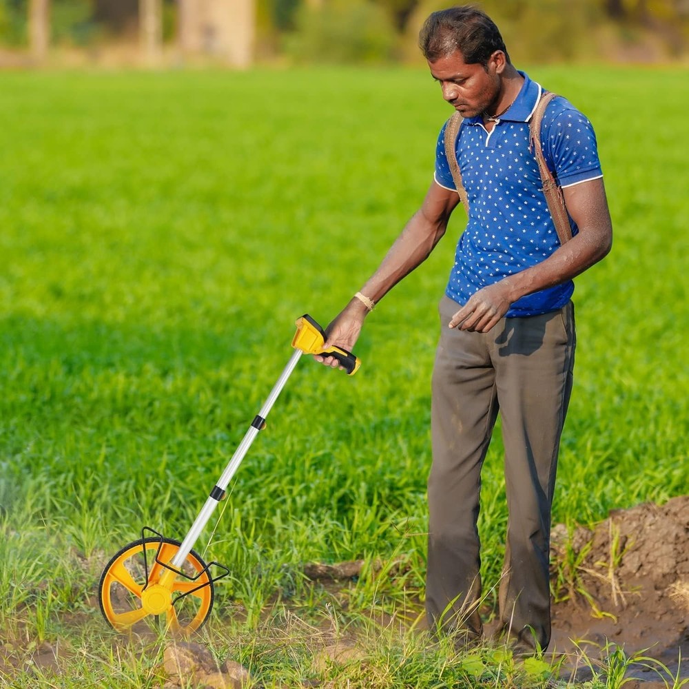 Compact High Precision Measuring Wheel - Perfect for Construction & Landscaping