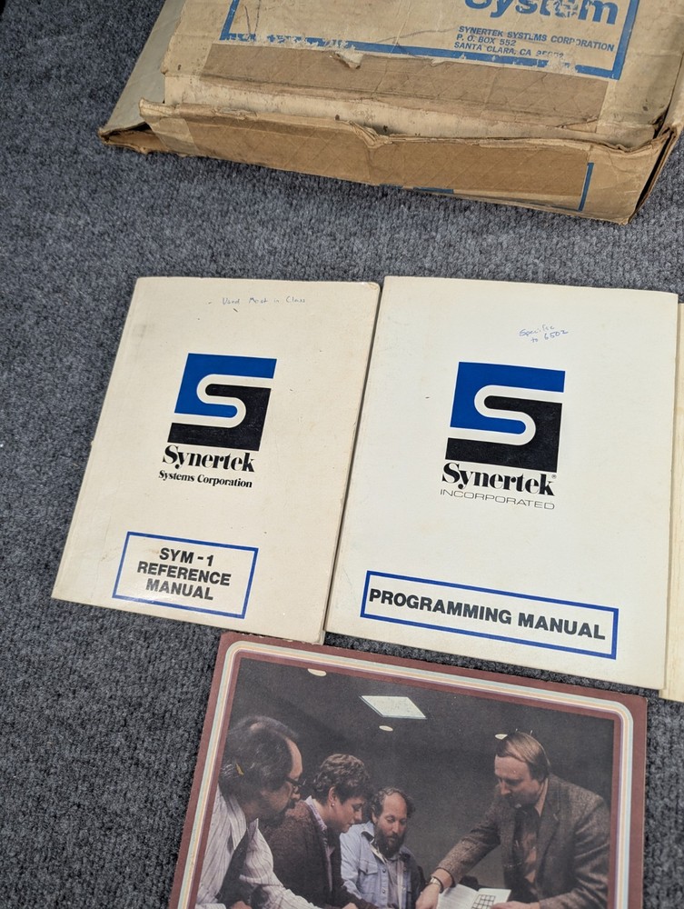 Synertek Systems Corporation SYM-I Microcomputer System-Orig. Box and Papers