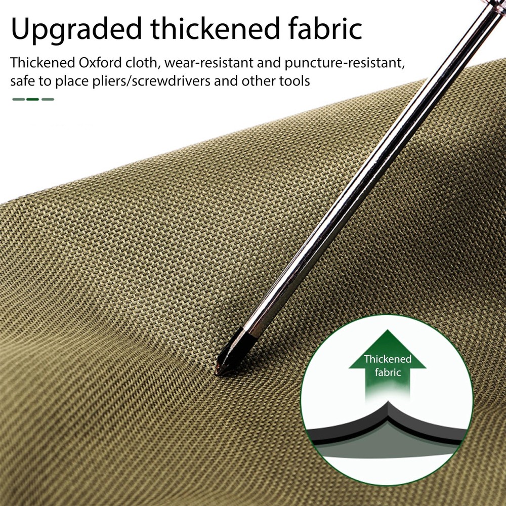 Tool Pouch Bag 2 Pcs Canvas Tool Pouch,Multi-Purpose Tool Bags, Multi-Purpose...