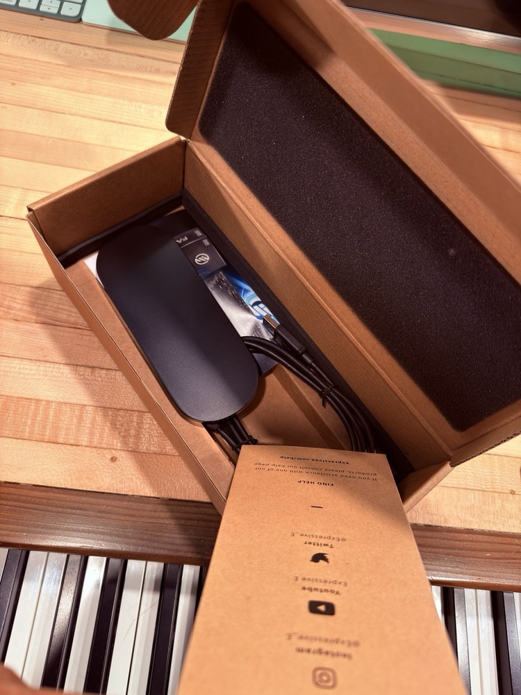 Expressive E Touché SE USB MIDI Instrument Controller tinted mahogany plate