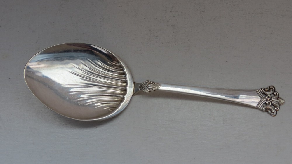 Anitra Solid small Pastry Spoon by Magnus Aase 830 Silver Norway