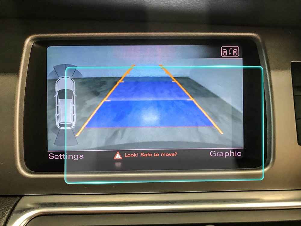 Crystal Clear Screen Protector for 2011 Audi Q7 Vehicle Navigation