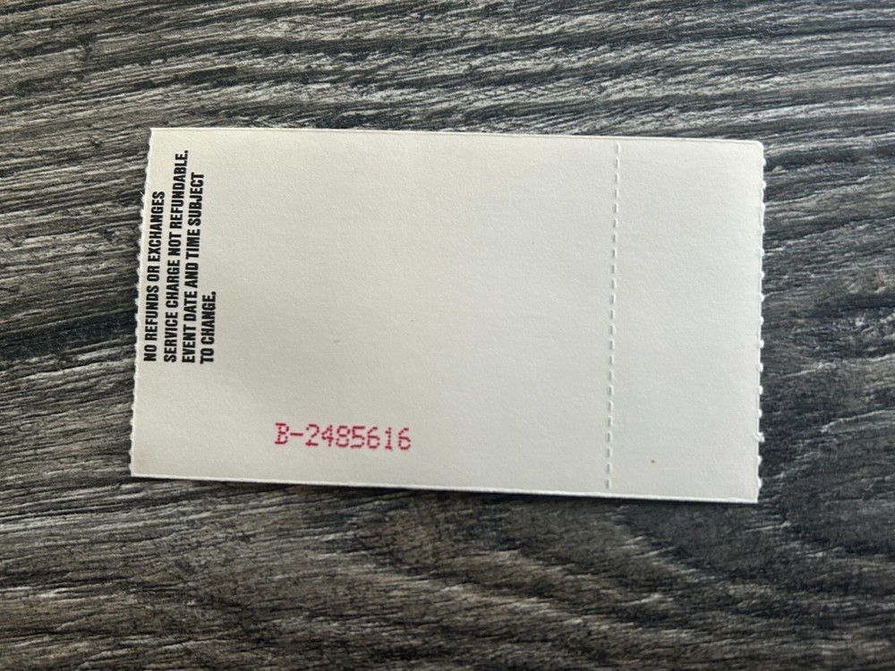 KISS TICKET STUB Roanoke Virginia Oct 17 1992 Revenge Concert Tour Vintage Kiss