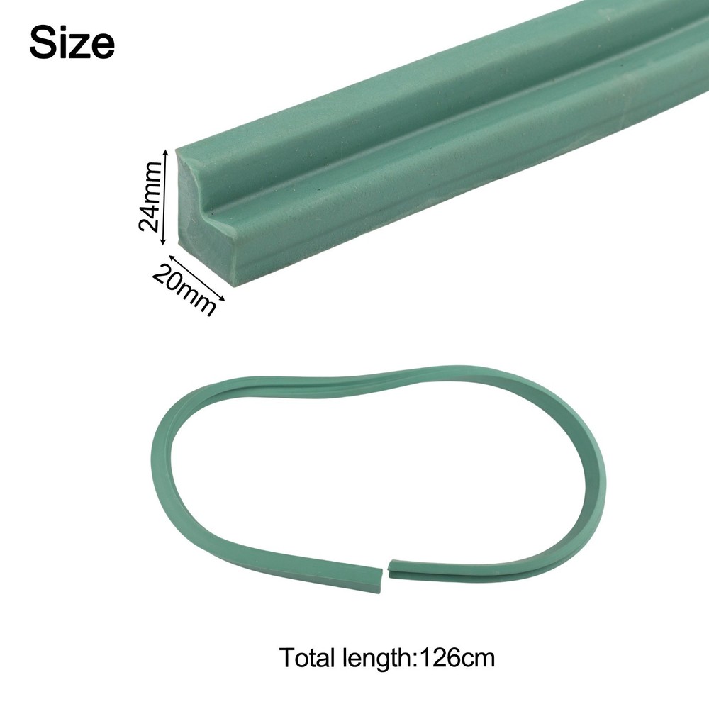 Billiards Table 1 25m Rubber Bumpers for Enhanced Pool Game Performance