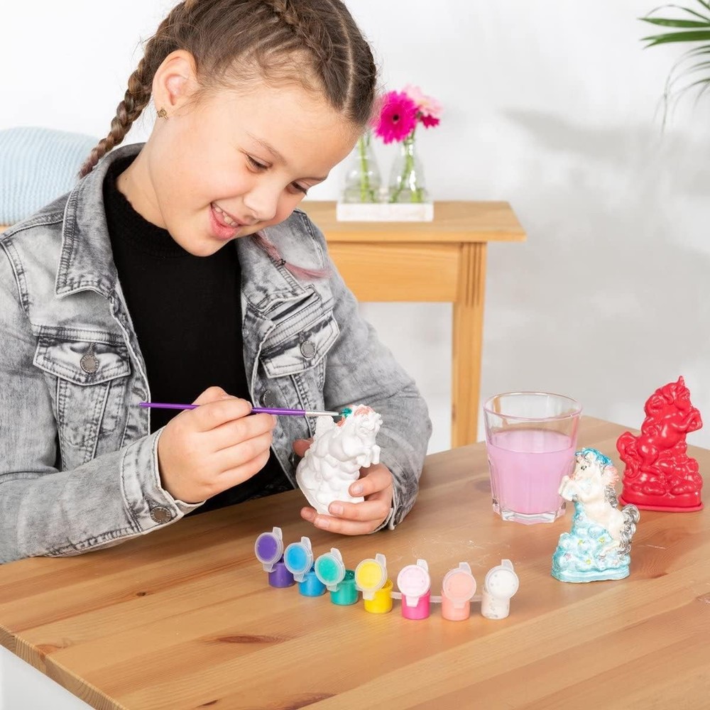 Totum 71070 Licorne Creative Kit Moulding – Create Your Plaster Unicorns, Multic