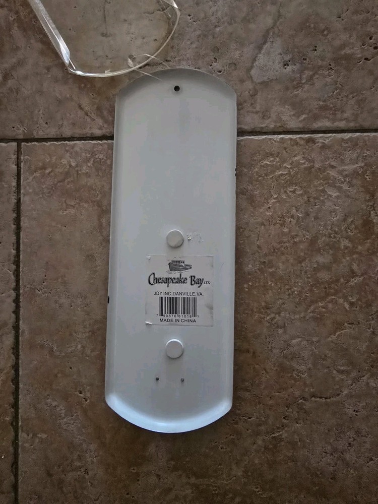 METAL LIGHTHOUSE THERMOMETER