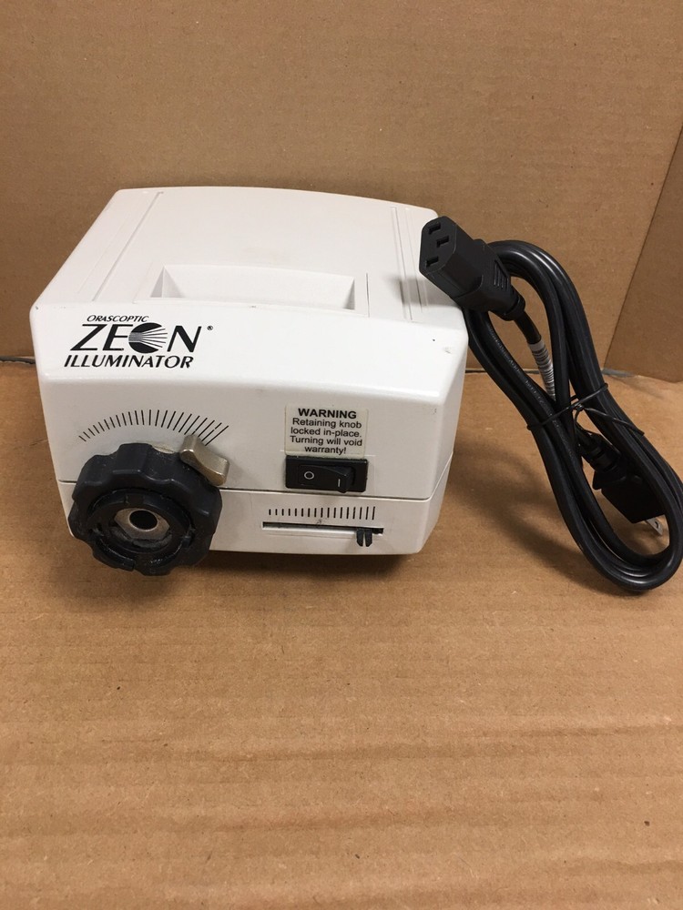 Orascoptic Zeon illuminator Fiber Optic Light Source (TESTED)