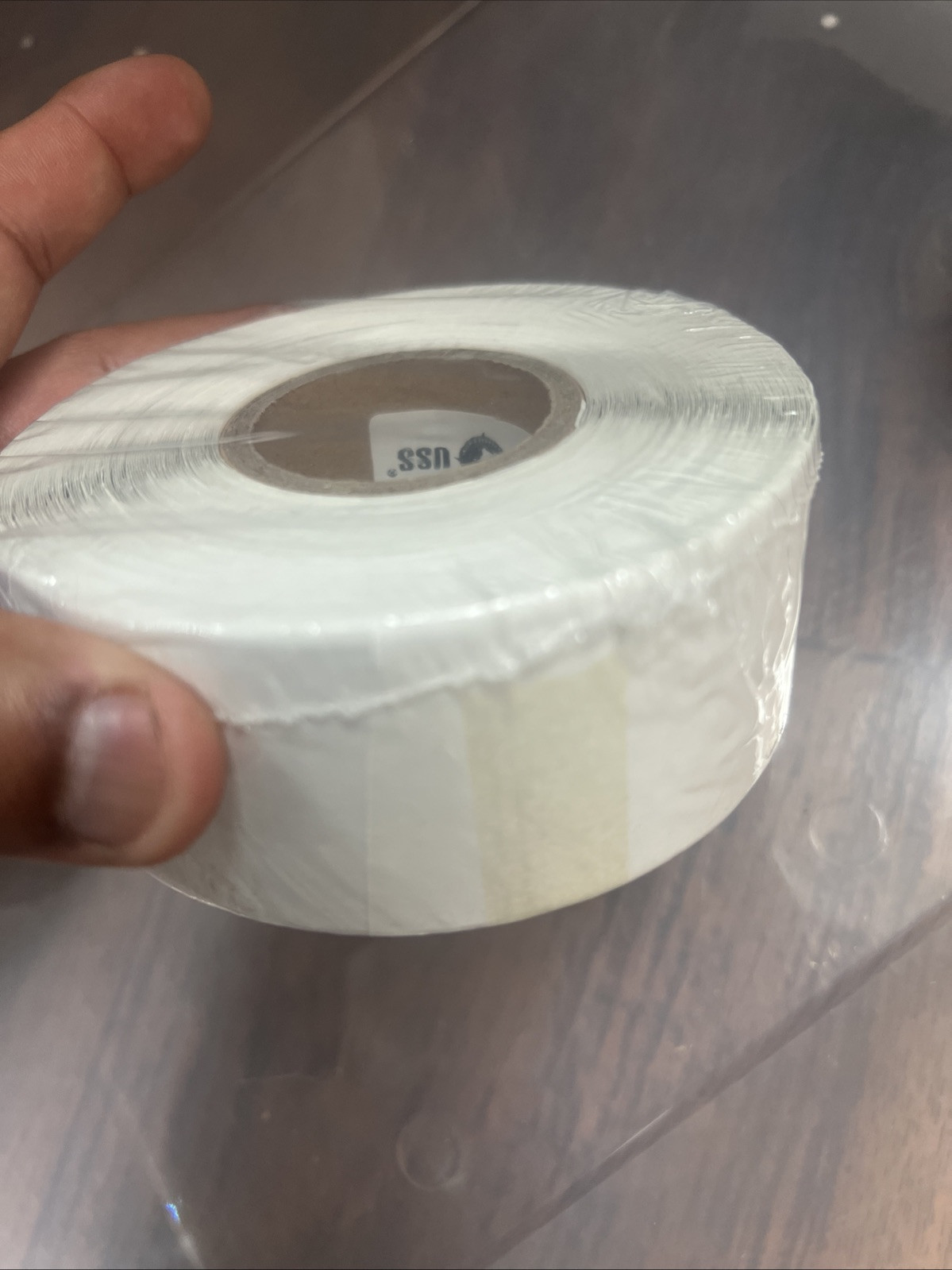 500 PAPER SECURITY LABEL 1.5X1.5 INCH RF 8.2MHZ WHITE CHECKPOINT COMPATIBLE EAS