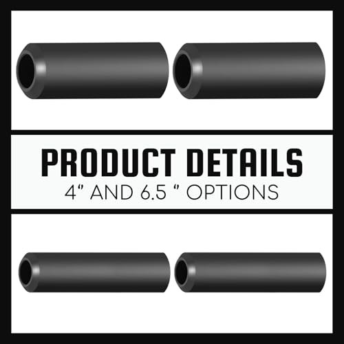 6.5" Upper Shock Mount Frame Sliders Falling Crash Protector 6.5 Inch-Smooth