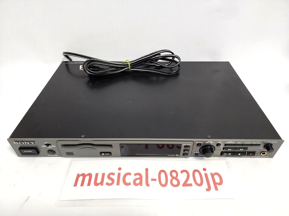 SONY MDS-E12 Professional MD LP Recorder Player Tested working