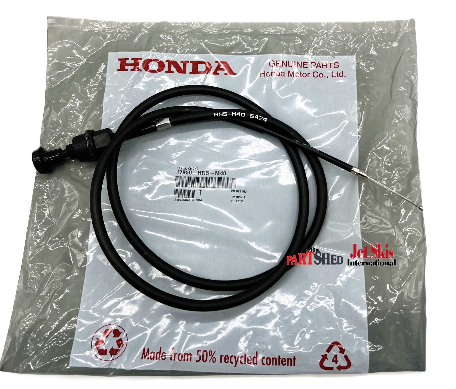 2004-2006 HONDA Rancher 350 OEM Choke Cable 17950-HN5-M40