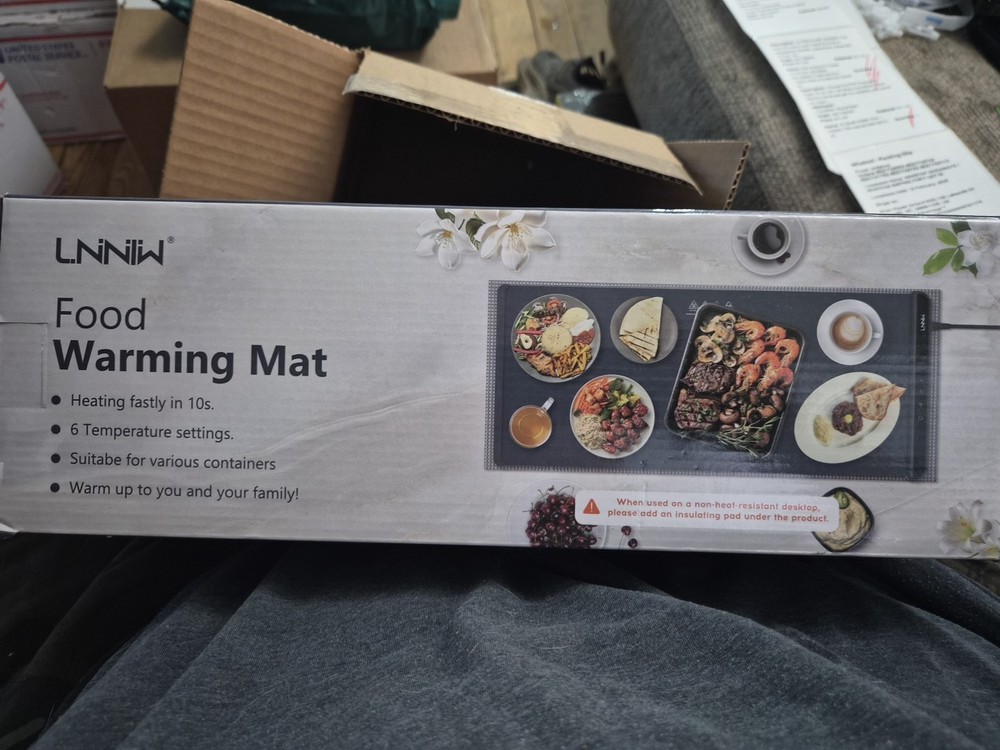 LNNIW Warming Mat for Food,Food Warming Mat,Electric Warming Tray for Buffets