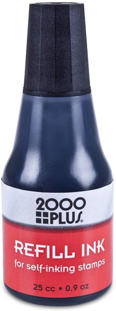 Cosco Black Stamp Ink Refill (25 mL) - Professional Quality Self-Inking Solution
