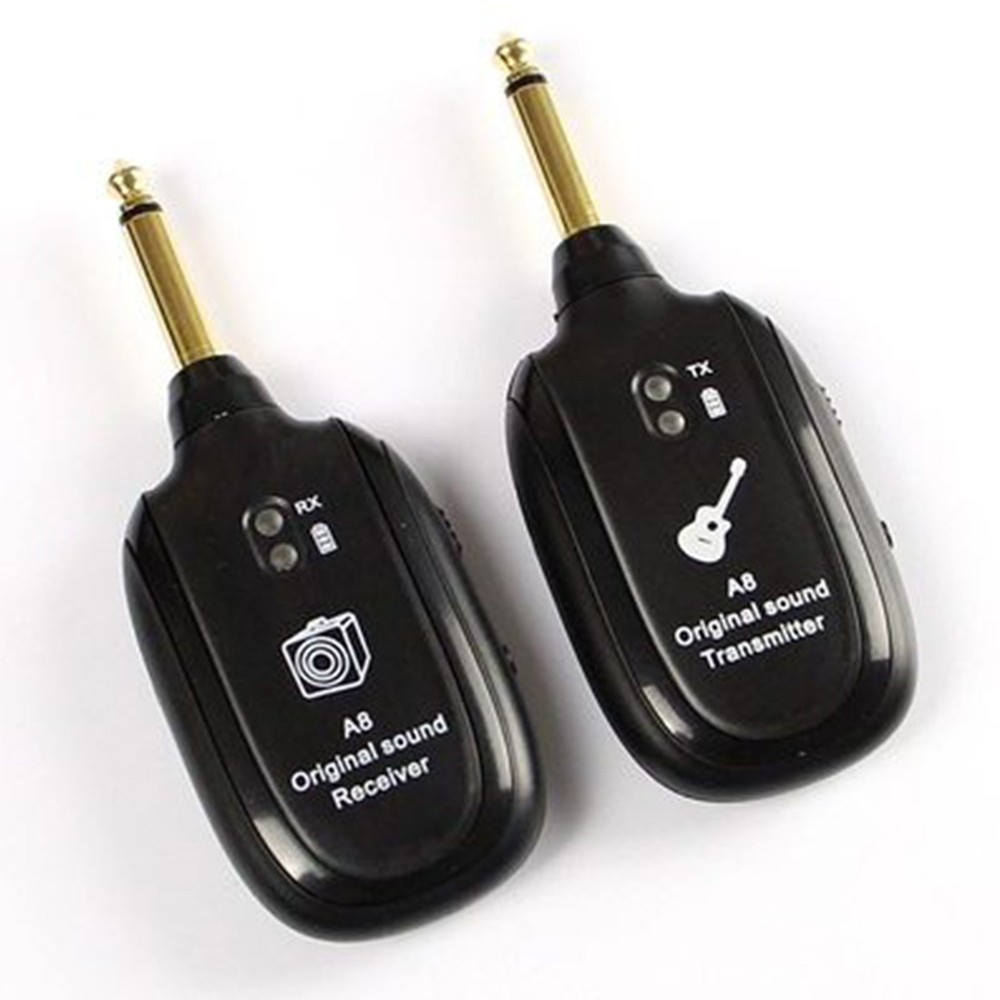 Professional Grade Wireless Guitar Transmitter & Receiver Rechargeable