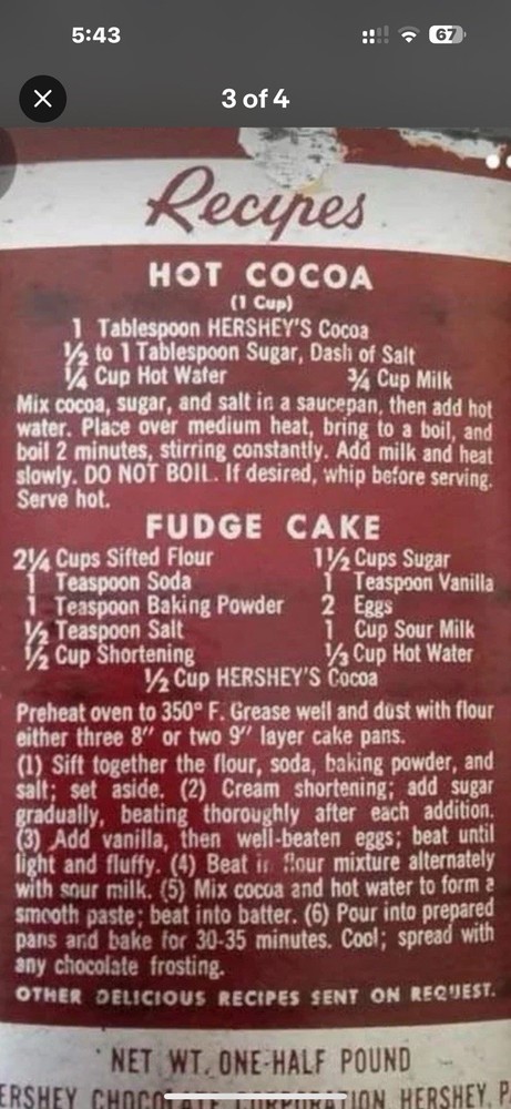 Hersheys Cocoa Powder 8 Ounces Container