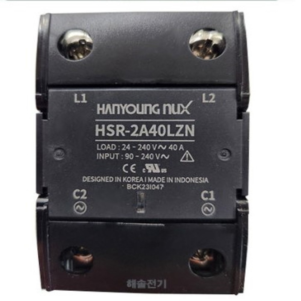 Hanyoung Nux HSR-2A40LZN SSR Single phase solid state relay Zero Cross Switching