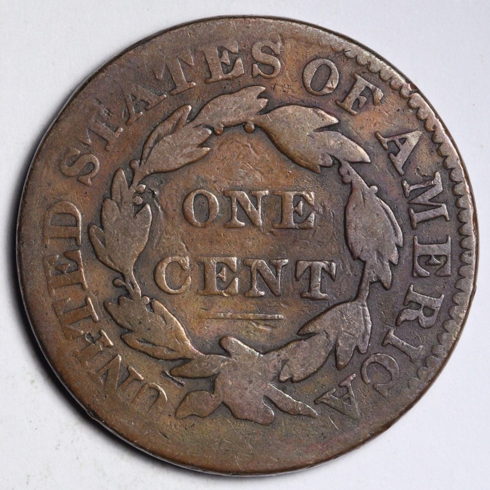 1832 Coronet Head Large Cent CHOICE VG E295 ANL
