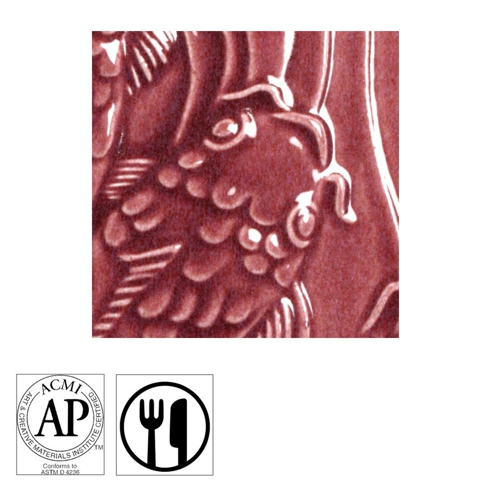 AMACO Gloss Glaze Red Brown