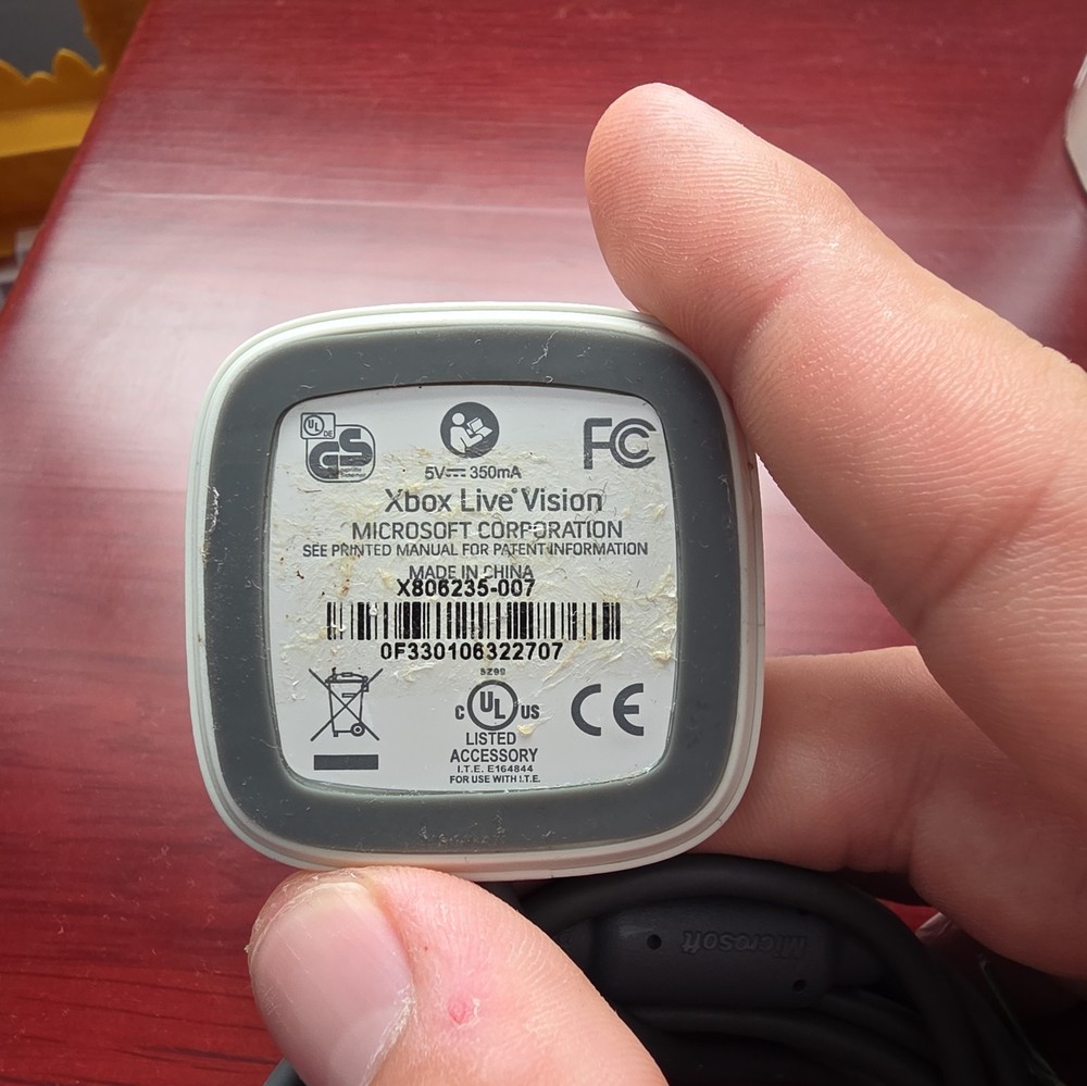 Microsoft Xbox 360 Official Live Vision Camera USB Webcam OEM