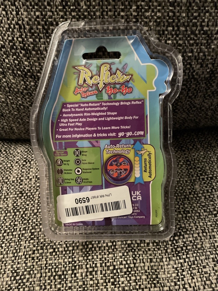 Duncan Toys Reflex Auto Return Yo-Yo, Beginner String Trick Yo-Yo, Green