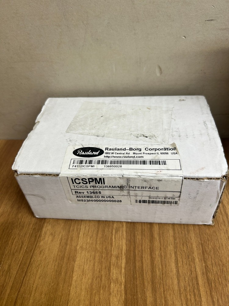 Rauland-Borg ICSPMI TCICS PROGRAM/MIC INTERFACE