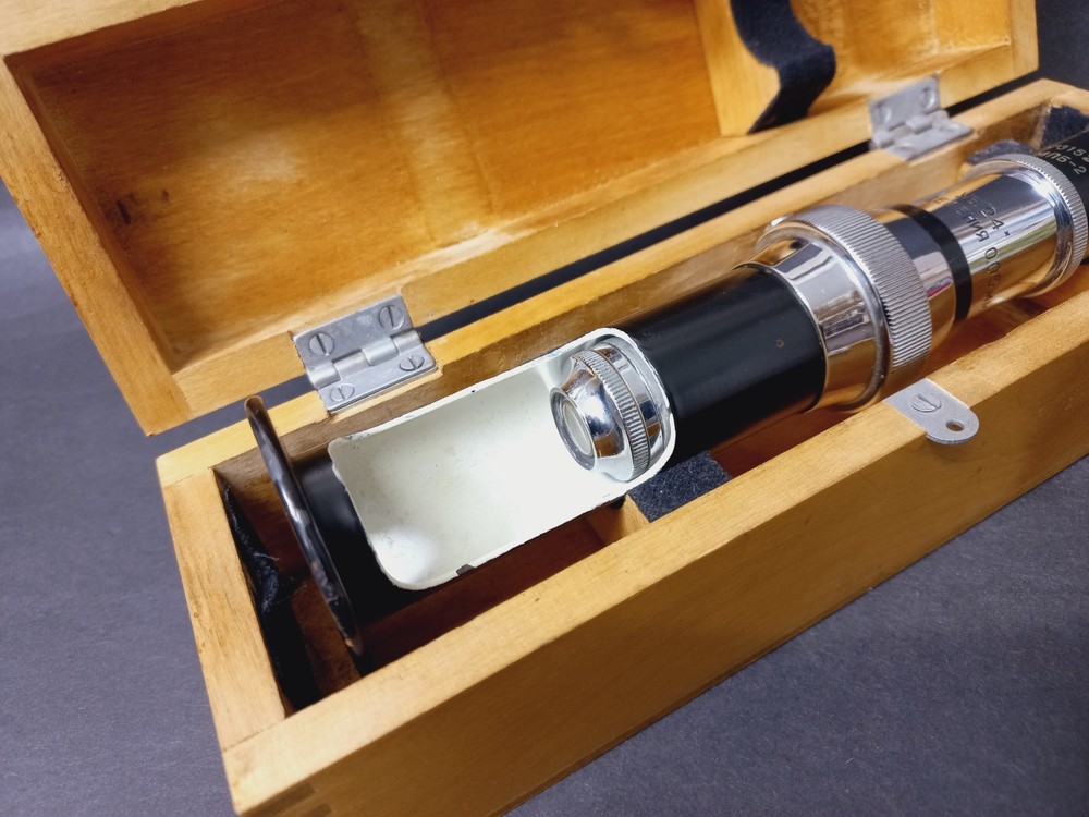 Soviet Vintage Microscope MPB-2. 24x Magnification, Antique Microscope USSR