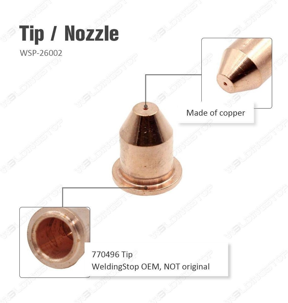 4-Pack Hobart Electrode & Tip Replacement Kit for AirForce Plasma Torch Models