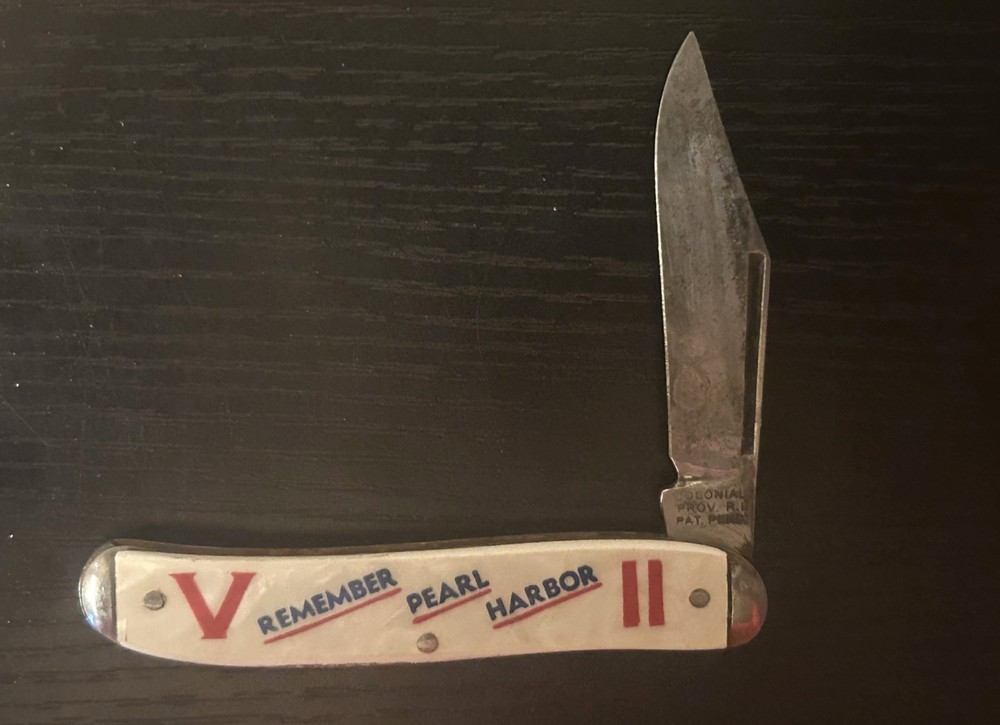 Remember Pearl Harbor Vintage Pocketknife