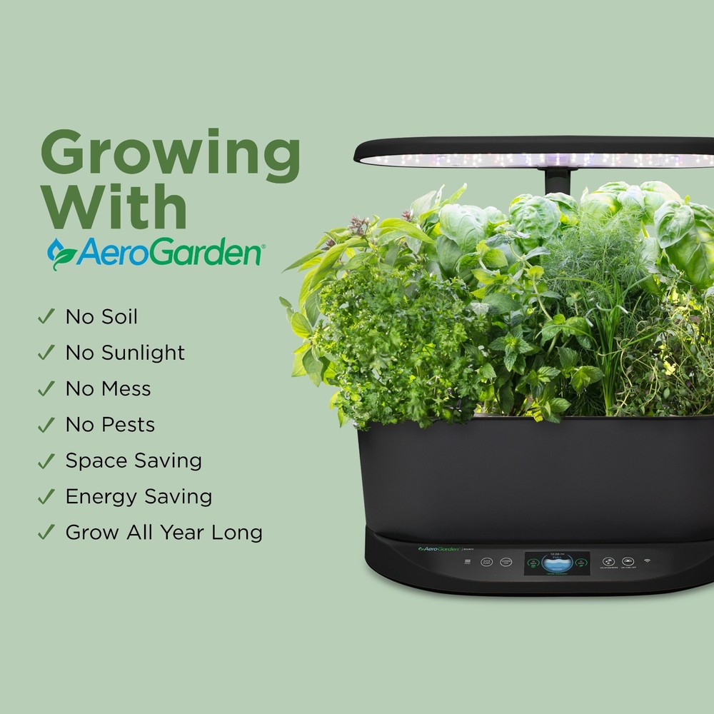 AeroGarden Bounty Black