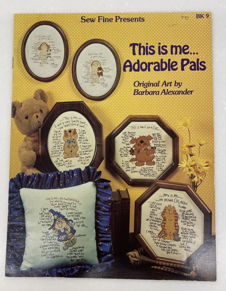This Is Me… Adorable Pals Needlepoint Cross Stitch Pattern Book