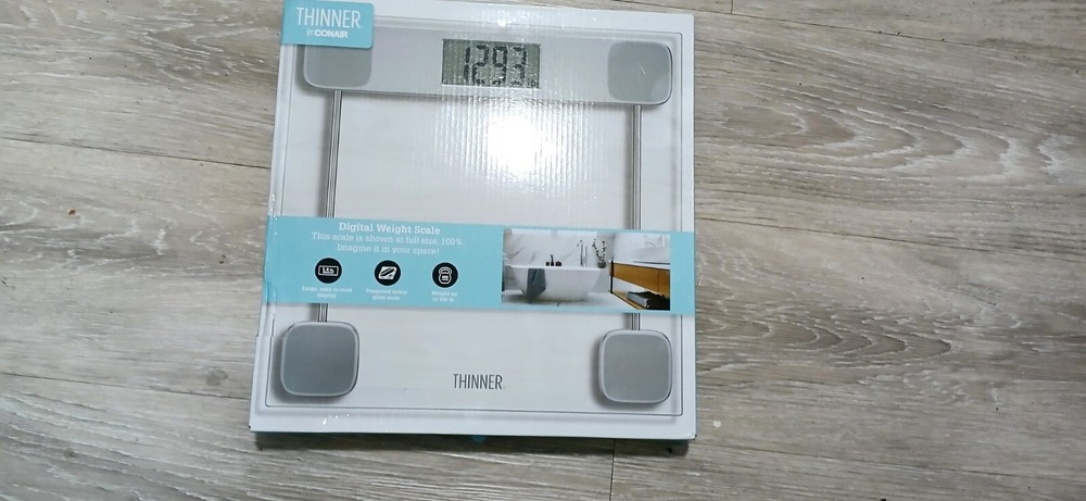Conair Thinner Bathroom Scale Brand New!!!