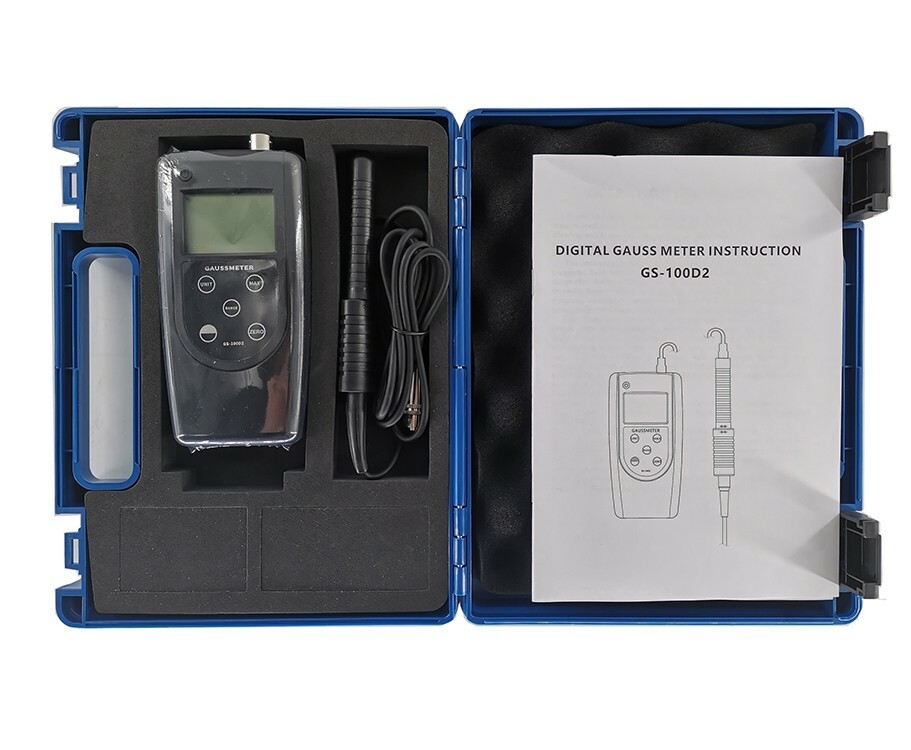 Digital Gauss Meter Gaussmeter Tesla Tester 200mT/2000mT Range Conversion