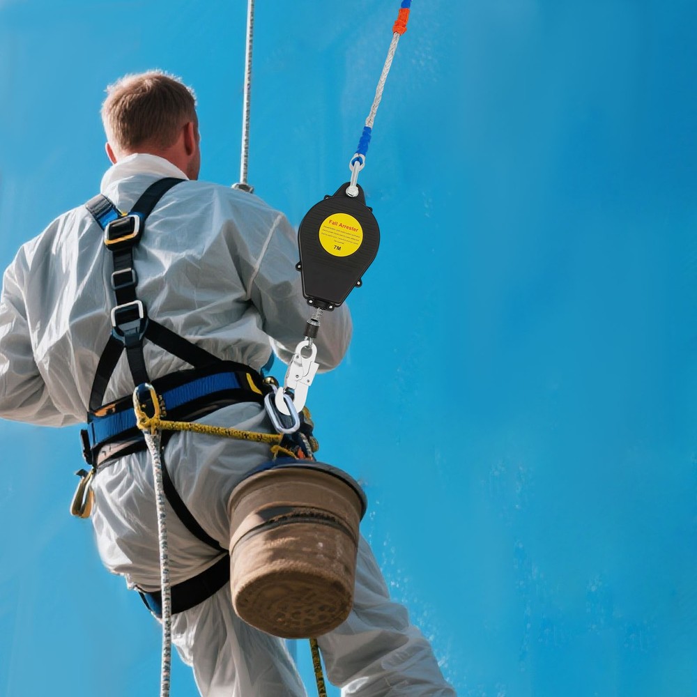 Self-Retractable Fall Arrester Fall Arrest Protector Fall Protection Gear 150kg