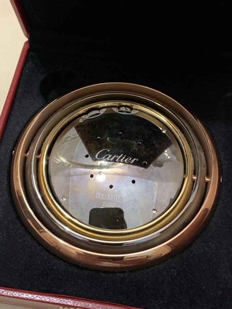 Cartier Trinity Clock Desk Clock - Full Set 2006 - Box & Papers