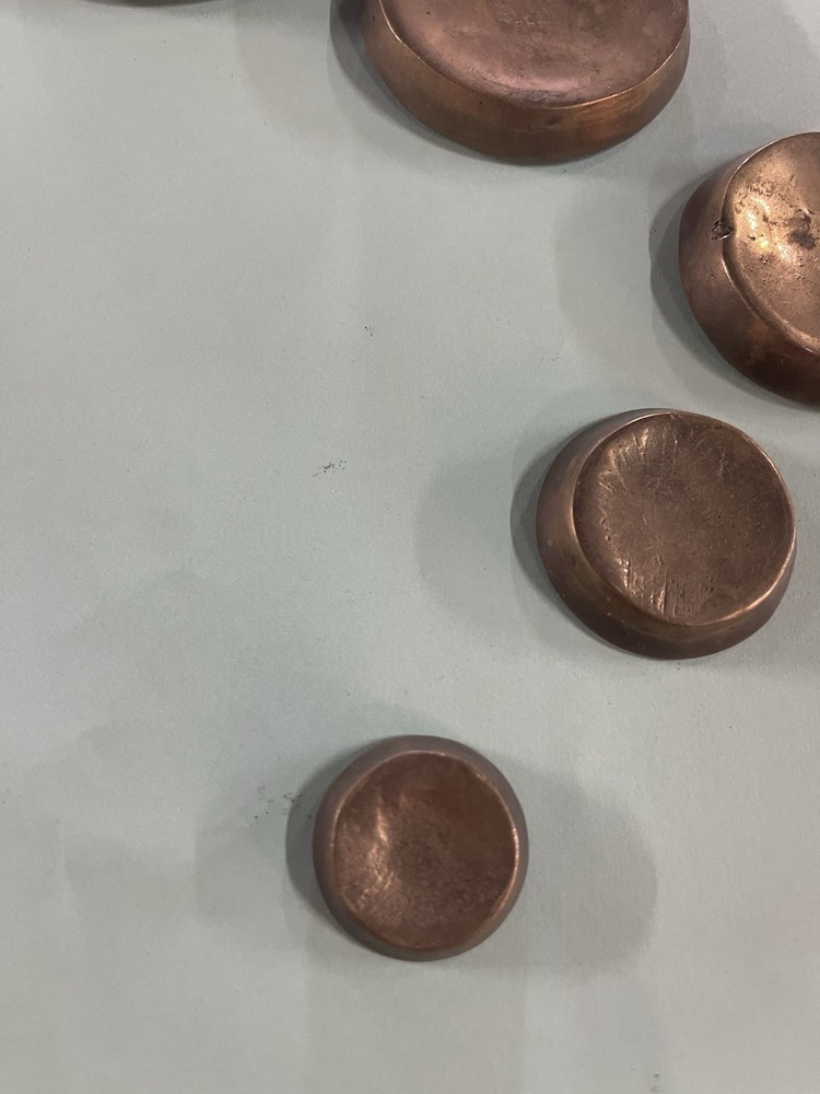 (5) Piece Bronze Scale Weight Set