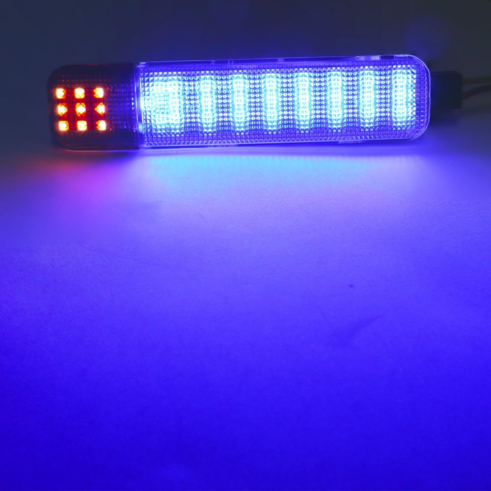 GZZTORES Led Interior Doors Panel Light Courtesy Lights Compatible RED&BLUE
