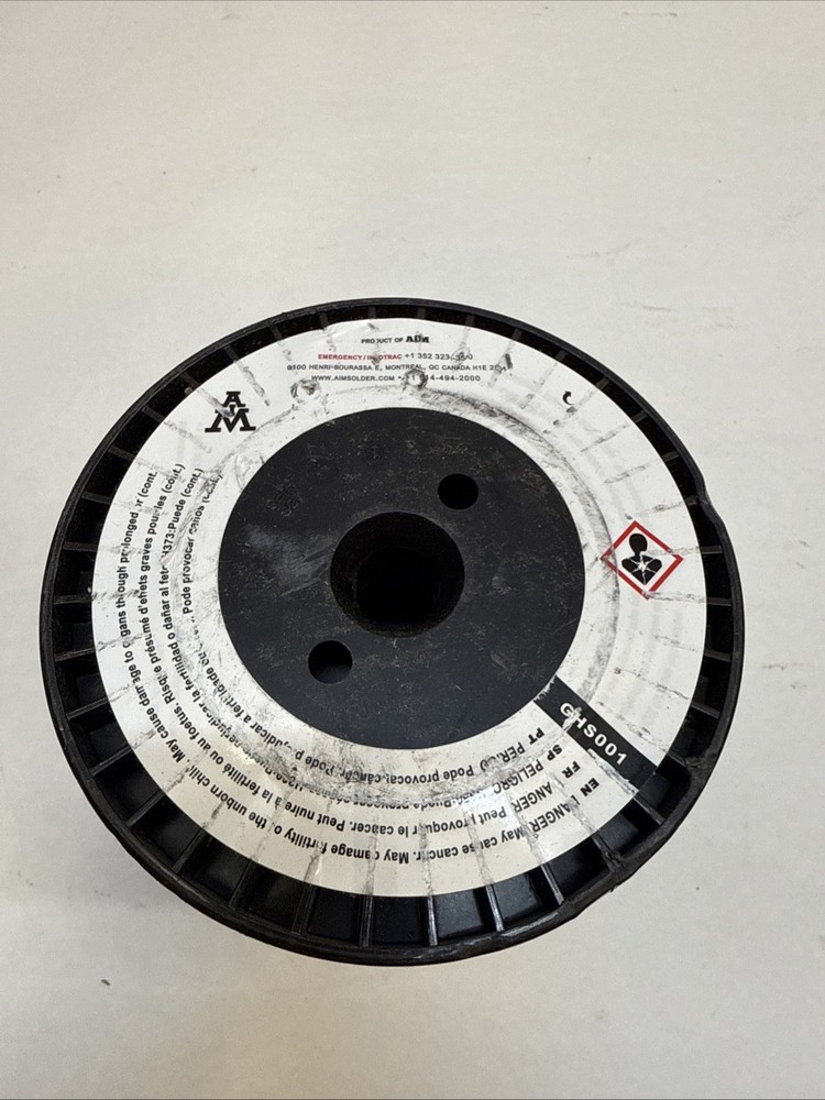 Aim Solid Solder Wire GHS001 9LB