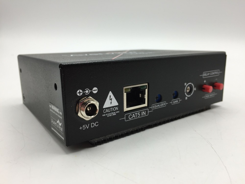 Avenview VGA / Audio Extender Single CAT5 / CAT6 with RGB Delay Control & EQ