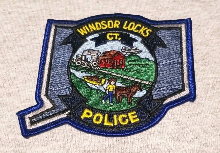 Windsor Locks Connecticut Police Shoulder Patch
