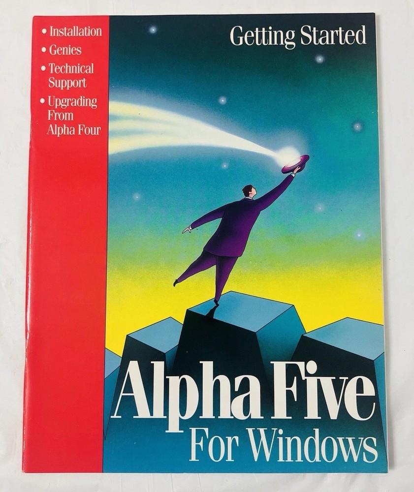 Alpha Five For Windows Manuals Set (4) User Guide Tutorial Xbasic Reference 1994