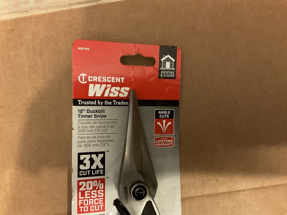 Wiss WDF12D 12" Duck Bill Snips