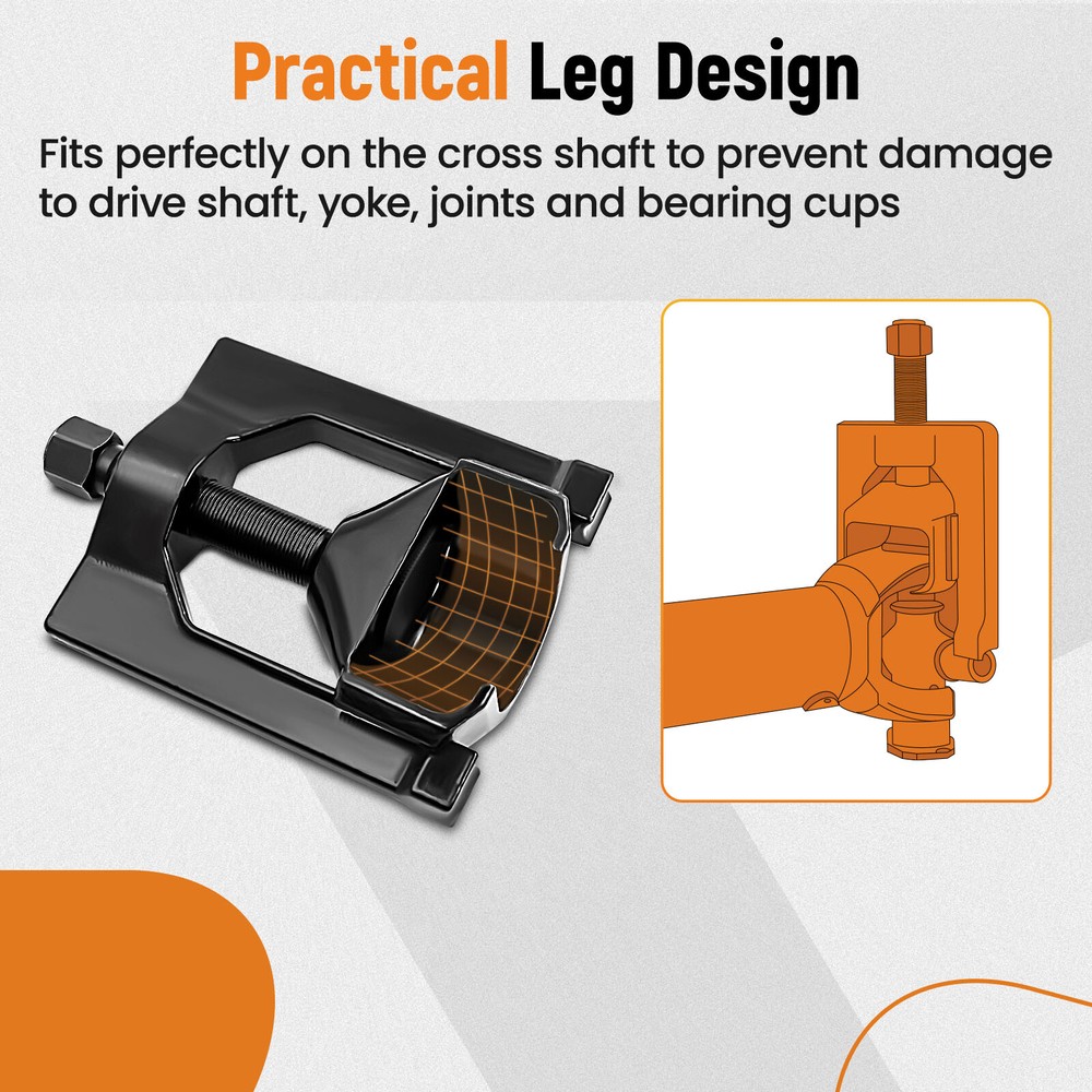 Heavy-Duty Universal Joint Puller Truck U-Joint Puller for Class 7 & 8 1610