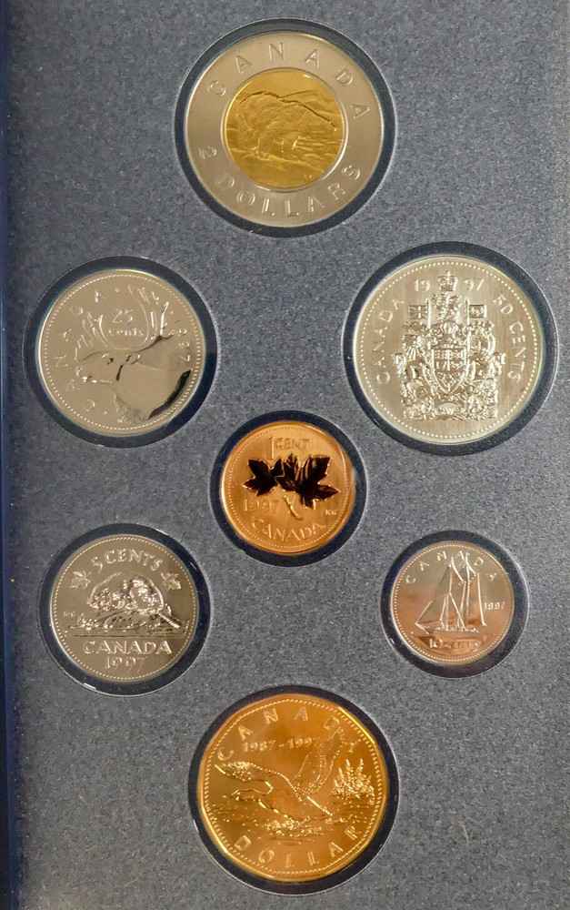 *Kengo* 1997 Canada Specimen coin set - uncirculated in RCM case